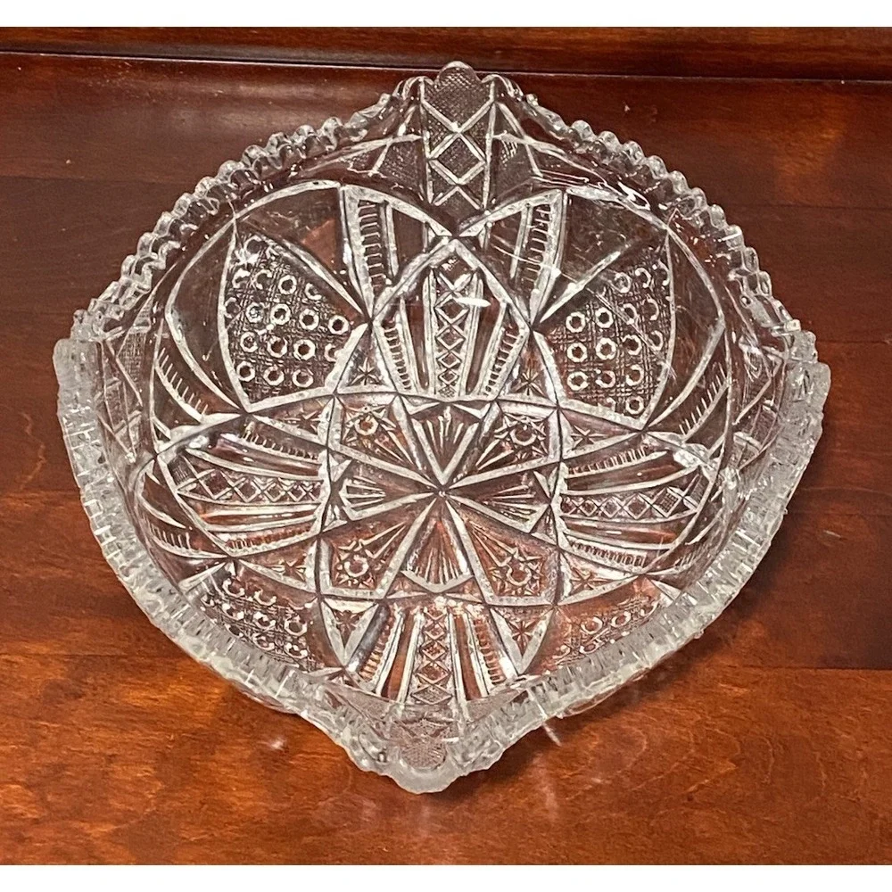 Antique American Brilliant Period Bowl 8